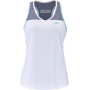 3WTE071-1079 Babolat Women's Play Tennis Tank Top (White/Blue Heather)
