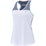 3WTE071-1079 Babolat Women's Play Tennis Tank Top (White/Blue Heather)