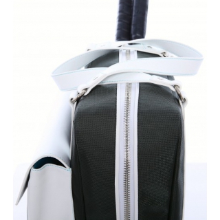 Cortiglia Brisbane Tennis Backpack (Grey & White)