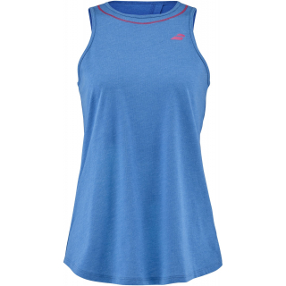4WS23072-4107 Babolat Women's Exercise Cotton Tennis Training Tank Top (French Blue Heather)