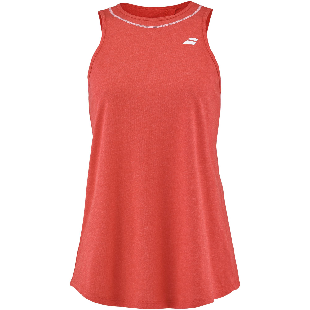 4WS23072-5055 Babolat Women's Exercise Cotton Tennis Training Tank Top (Poppy Red Heather)