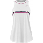 Babolat Women’s Aero Cotton Tennis Training Tank Top (White/White) -