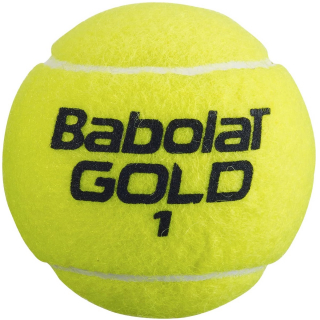 501084-CAN Babolat Gold Championship Tennis Balls - Can (3 Balls)