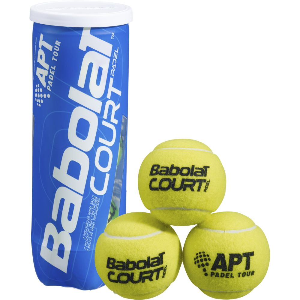 501098-113 Babolat Court Padel Ball (3-Ball Can)