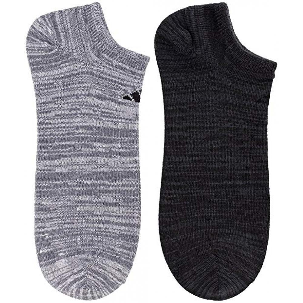 Adidas Men's Superlite Low Cut Socks, Onix/Black (6Pair)