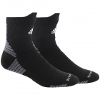 Adidas Men’s Alphaskin Cushioned High Quarter Tennis Socks (Black/White/Onix) -
