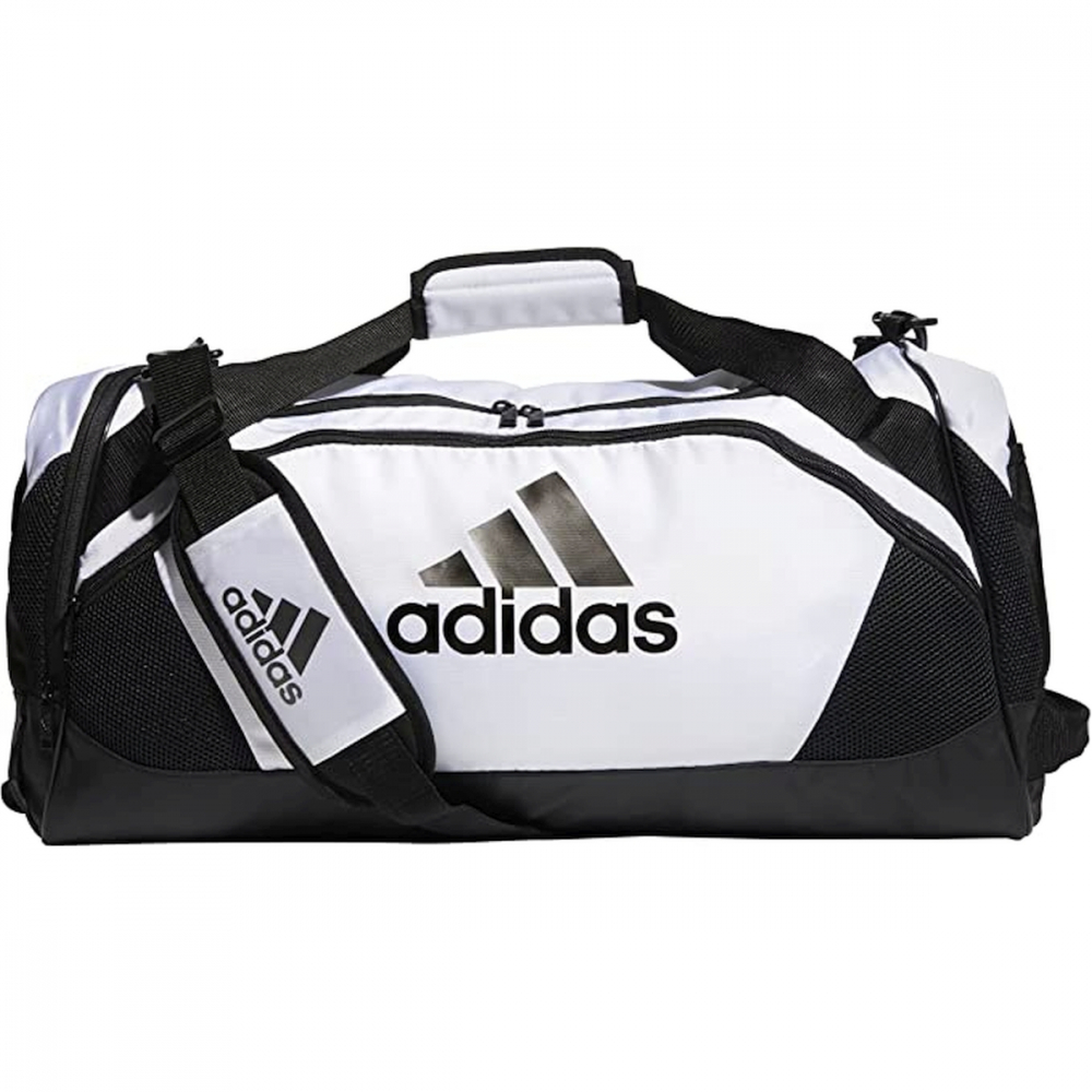 5146867 Adidas Team Issue II Medium Duffel Bag (White)