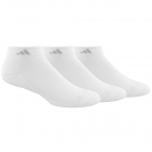 Adidas Women’s Cushioned II Low Cut Socks (3-Pair), White/Clear Onix -