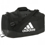 5151679 Adidas Defender IV Small Duffel Bag (Black/White)
