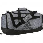 Adidas Defender IV Medium Duffel Bag (Jersey Onix Grey/Black) -