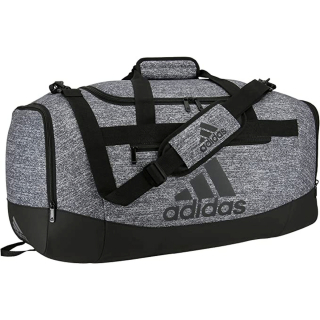 5151707 Adidas Defender IV Medium Duffel Bag (Jersey Onix Grey/Black)