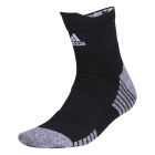 Adidas Men’s 5 Star Cushioned High Quarter Tennis Socks (Black/White) -