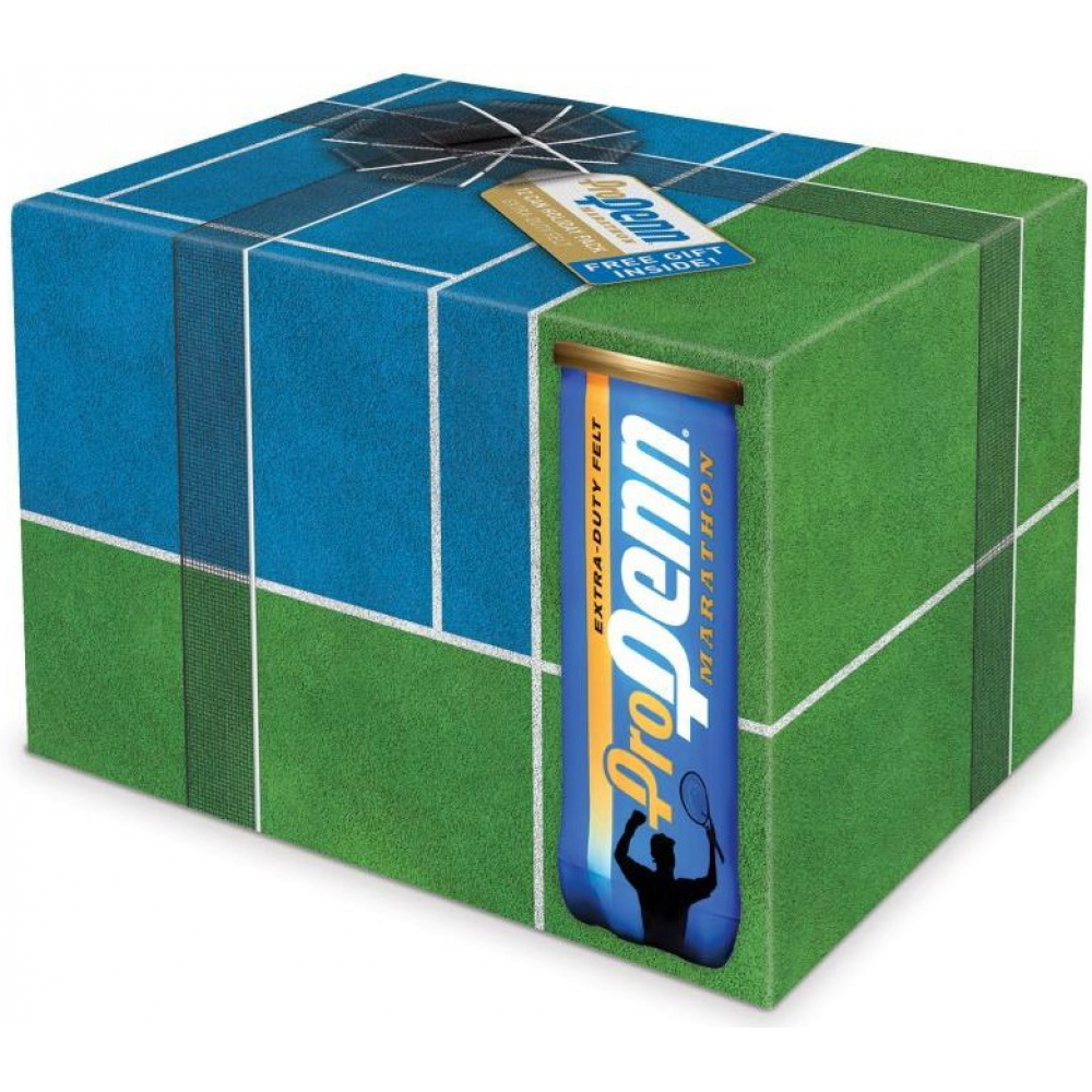Pro Penn Marathon Extra Duty Tennis Balls (Holiday HalfCase/12 Cans)