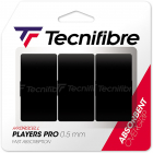Tecnifibre Players Pro Overgrip 3-Pack (Black) -