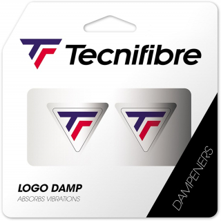 53ATPLOTRN Tecnifibre TF Tricolor Logo Vibration Dampener 2pk (Red/White/Blue)