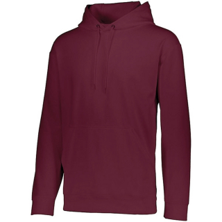 5505-045 Augusta Men's Wicking Fleece Hooded Tennis Sweatshirt (Maroon)