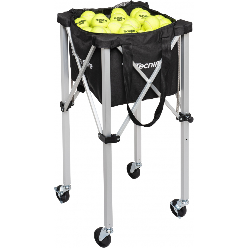 57PANIERBA Tecnifibre 150 Ball Collapsible Tennis Teaching Cart