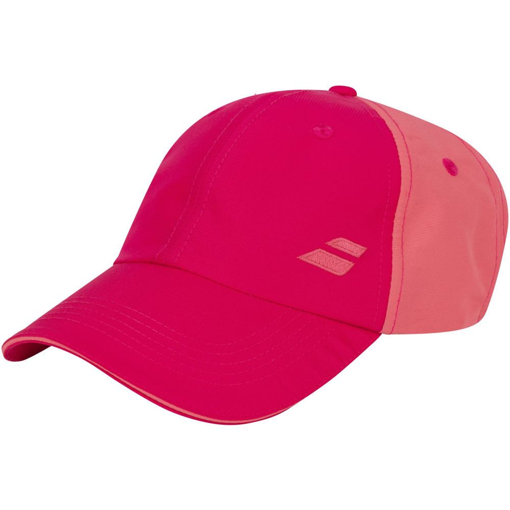 5JA1221-5028 Babolat Junior Basic Logo Tennis Hat (Red Rose)