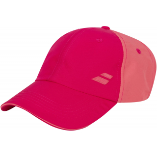 5JA1221-5028 Babolat Junior Basic Logo Tennis Hat (Red Rose)