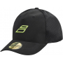 5JA1225-2036 Babolat Juniors Aero Curve Trucker Tennis Hat (Black/Aero)