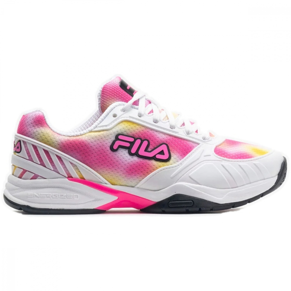 5PM00604-119 Fila Women's Volley Zone Pickleball Shoes (Tie Dye)