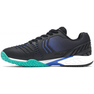 5TM01162-048 Fila Women's Axilus 2 Energized Tennis Shoes (Black/Amparo Blue/Turquoise)