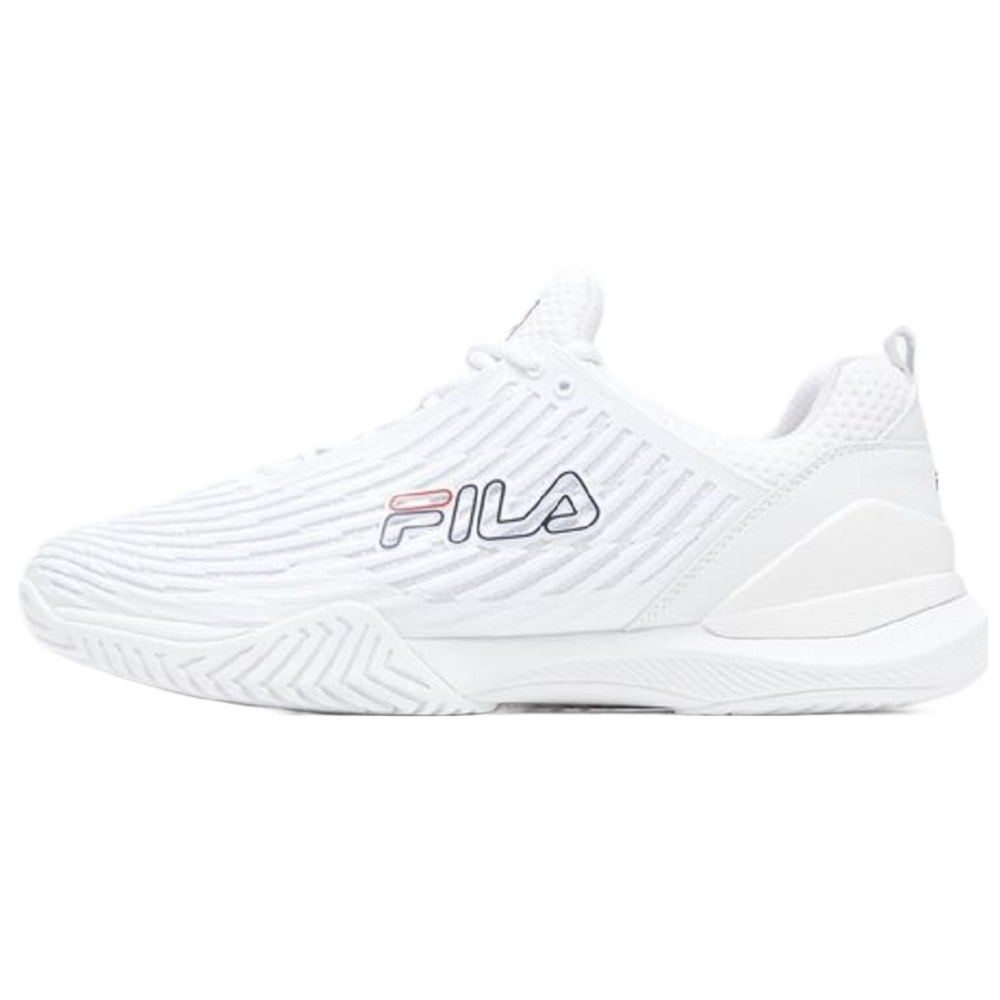5TM01779-100 Fila Women's Speedserve Energized Tennis Shoes (White/White/White) Left