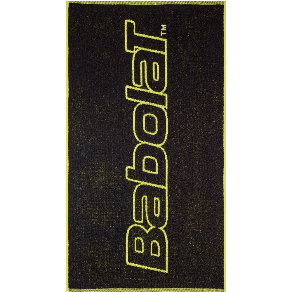 5UA1391-2036 Babolat Aero Medium Tennis Towel (Black/Yellow)