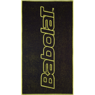 5UA1391-2036 Babolat Aero Medium Tennis Towel (Black/Yellow)