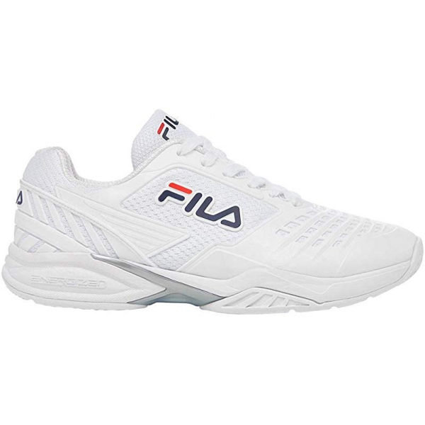 Fila Women's Axilus 2 Energized Tennis Shoes (White/White/Fila Navy ...