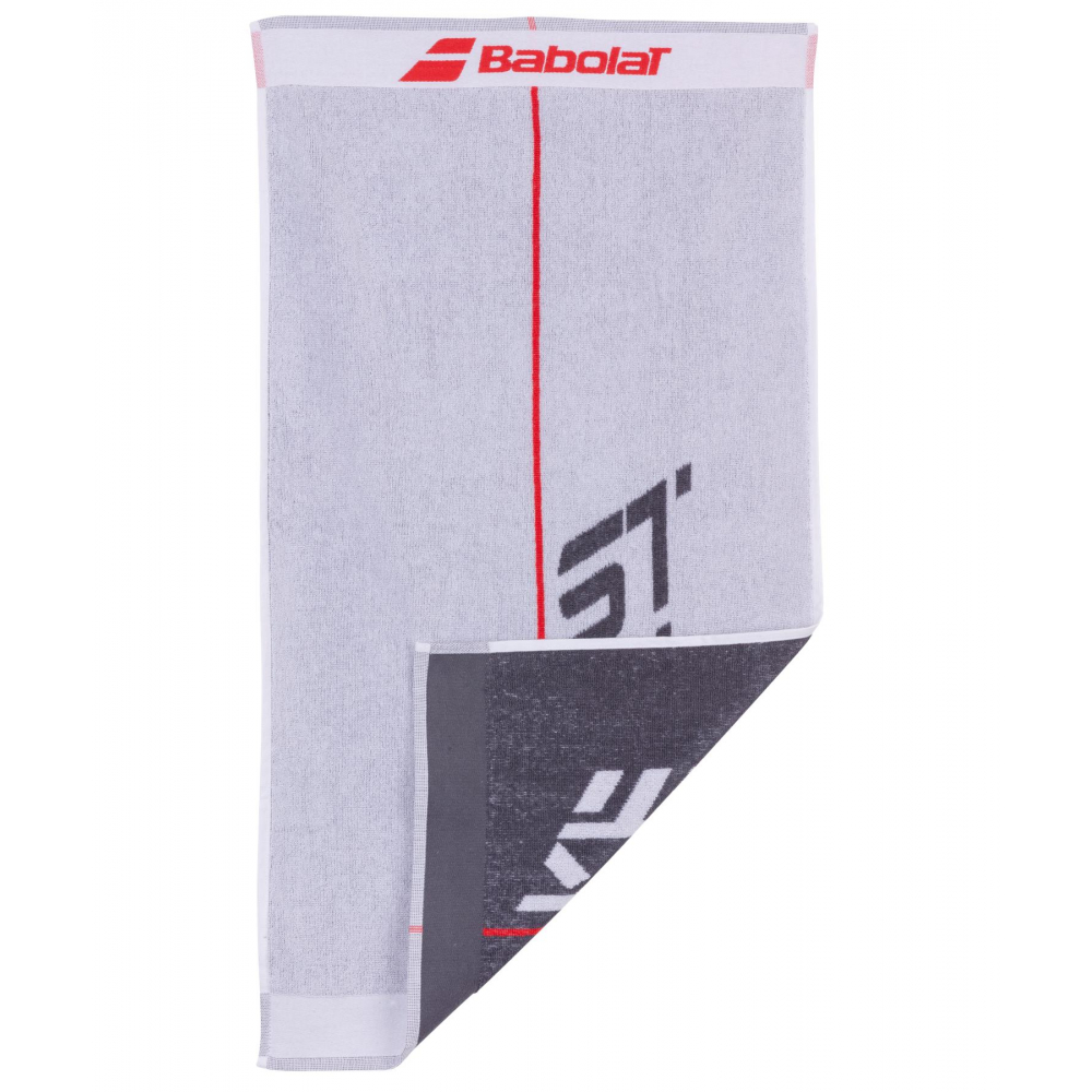 Babolat Pure Strike Medium Tennis Towel (White/Red)