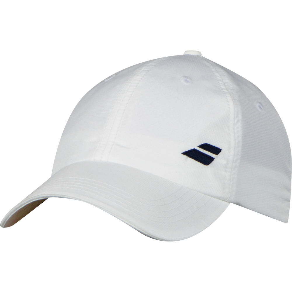 Babolat Basic Logo Tennis Cap (White/White) 