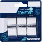 Babolat Pro Tour 2.0 Comfort Overgrip 3-Pack (White) -