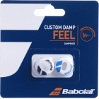 Babolat Custom Damp Feel Vibration Dampener x2 (White/Blue) -