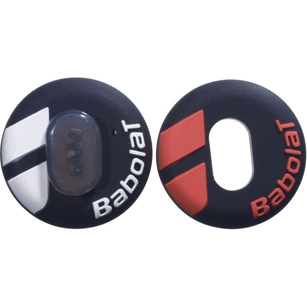  700040-189 Babolat Custom Damp Feel Vibration Dampener x2 (Black/Red)