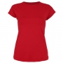 Sofibella Women's Classic Mock Sleeve Tennis Top (Red)
