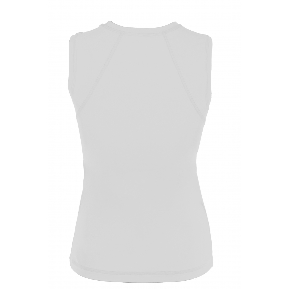Sofibella Women's Classic Sleeveless Tennis Top (White)