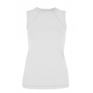 Sofibella Women's Classic Sleeveless Tennis Top (White)