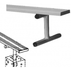 7.5’ Permanent Bench w/o Back -