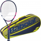 Babolat Boost Aero W + Yellow Club Bag Tennis Starter Bundle -