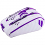 751205-167MY Babolat Pure RH X12 Wimbledon Tennis Bag (White/Purple)