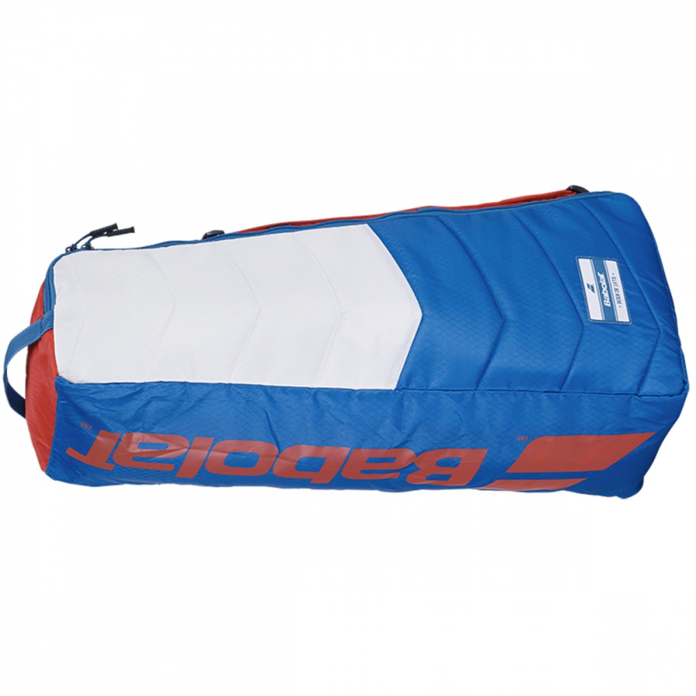 751209-203 Babolat EVO Racquet Holder X 6 Tennis Bag (White/Blue/Red)