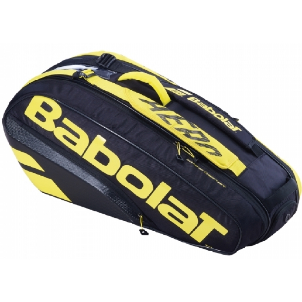 Babolat Pure Aero Racquet Holder x6 (Yellow/Black)