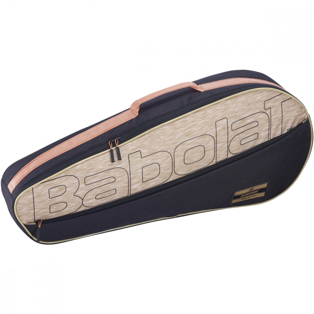 751213-342MY Babolat Essential Club 3 Racquet Tennis Bag (Black/Beige)