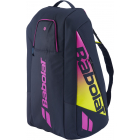 Babolat Pure Aero Rafa Racquet Holder x12 Tennis Bag (Dark Navy/Yellow/Pink) -