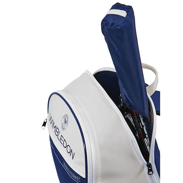 Babolat Wimbledon Club Tennis Backpack (White/Blue) Do It Tennis