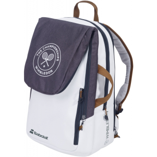 753098-225 Babolat Pure Wimbledon Tennis Backpack (White/Grey)