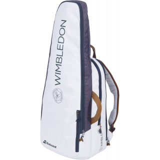 753098-225 Babolat Pure Wimbledon Tennis Backpack (White/Grey)
