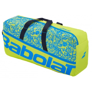 Babolat Classic Medium Tennis Duffel Bag (Acid Green/Blue)