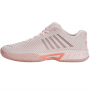 86613-676 K-Swiss Junior Hypercourt Express 2 Tennis Shoes (Almost Mauve/Sepia Rose/Pale Neon Coral) - Left